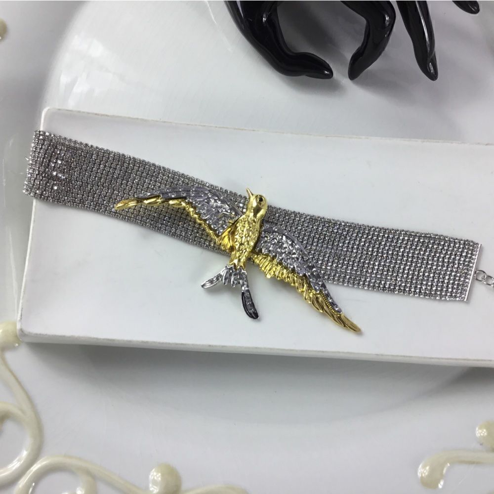Zara Swan Choker Necklace - Picture 6 of 16
